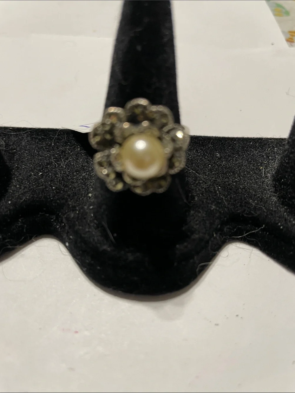 Rings-Pearl Flower Cocktail Ring